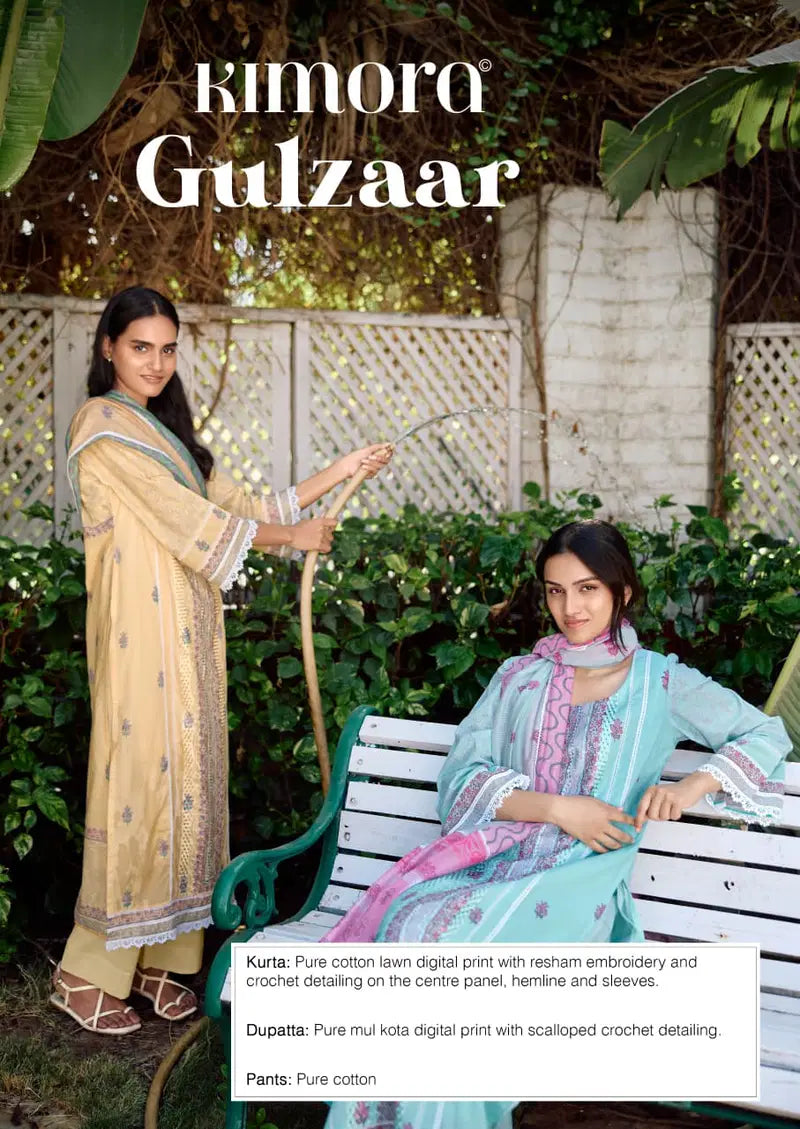 Kimora Gulzaar Vol 87 Cotton Embroidered Salwar Kameez