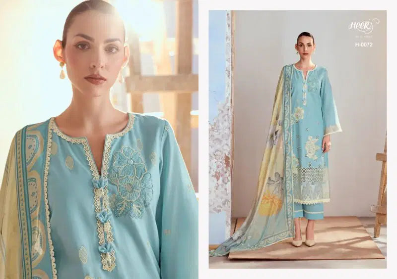 Kimora Heer Crimson Vol 251 Cotton Embroidered Salwar Kameez