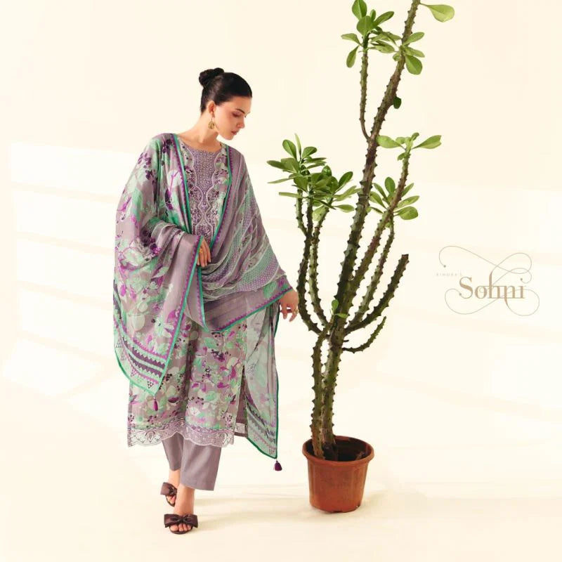 Kimora Heer Juliet Pure Muslin Digital Printed Salwar Kameez