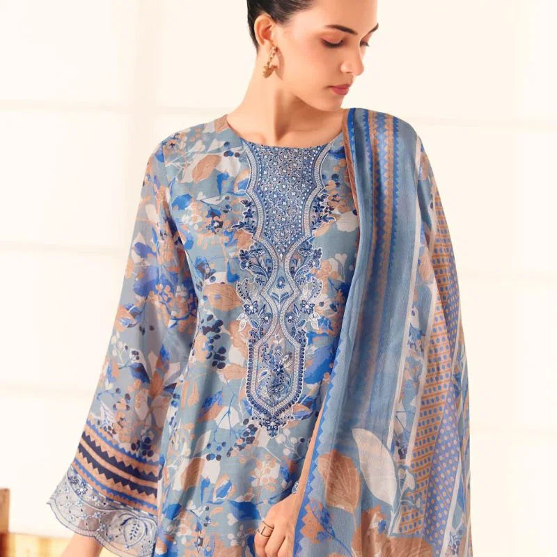 Kimora Heer Juliet Pure Muslin Digital Printed Salwar Kameez