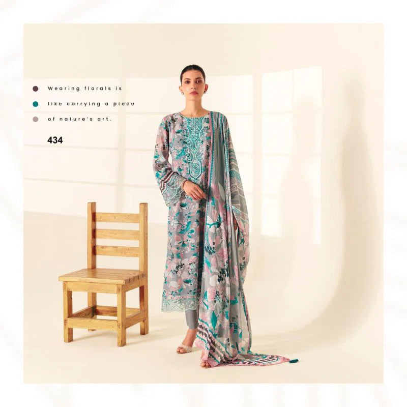 Kimora Heer Juliet Pure Muslin Digital Printed Salwar Kameez