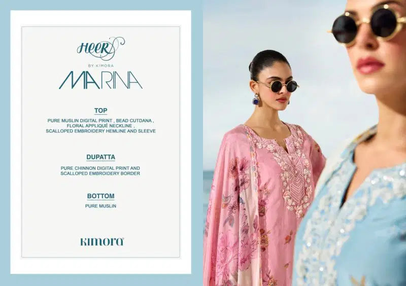 Kimora Heer Marina Vol 247 Muslin Digital Printed Salwar Kameez