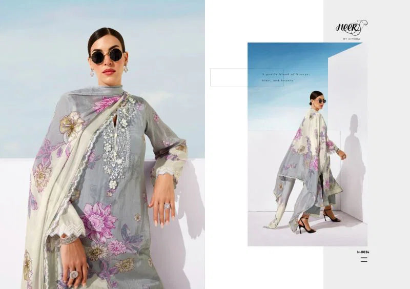 Kimora Heer Marina Vol 247 Muslin Digital Printed Salwar Kameez