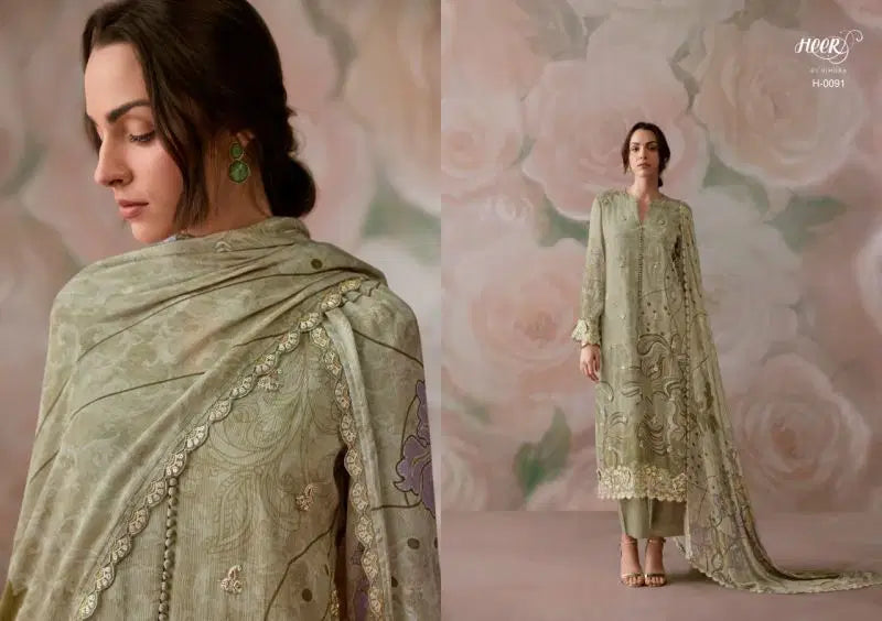 Kimora Heer Ranibagh Chinon Vol 253 Chinon Digital Printed Salwar Kameez
