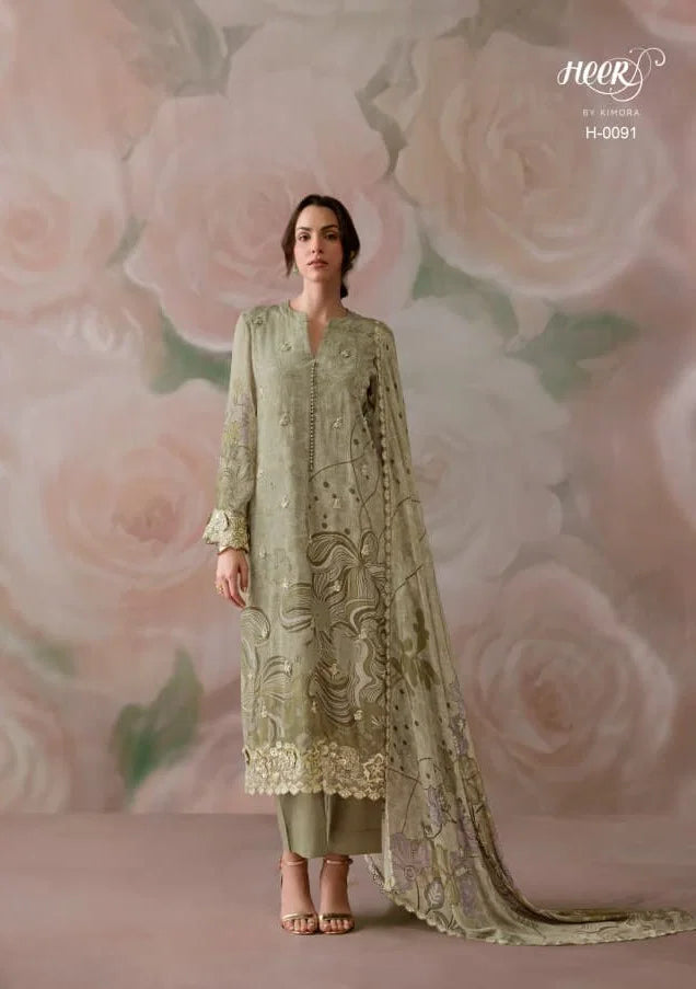 Kimora Heer Ranibagh Chinon Vol 253 Chinon Digital Printed Salwar Kameez