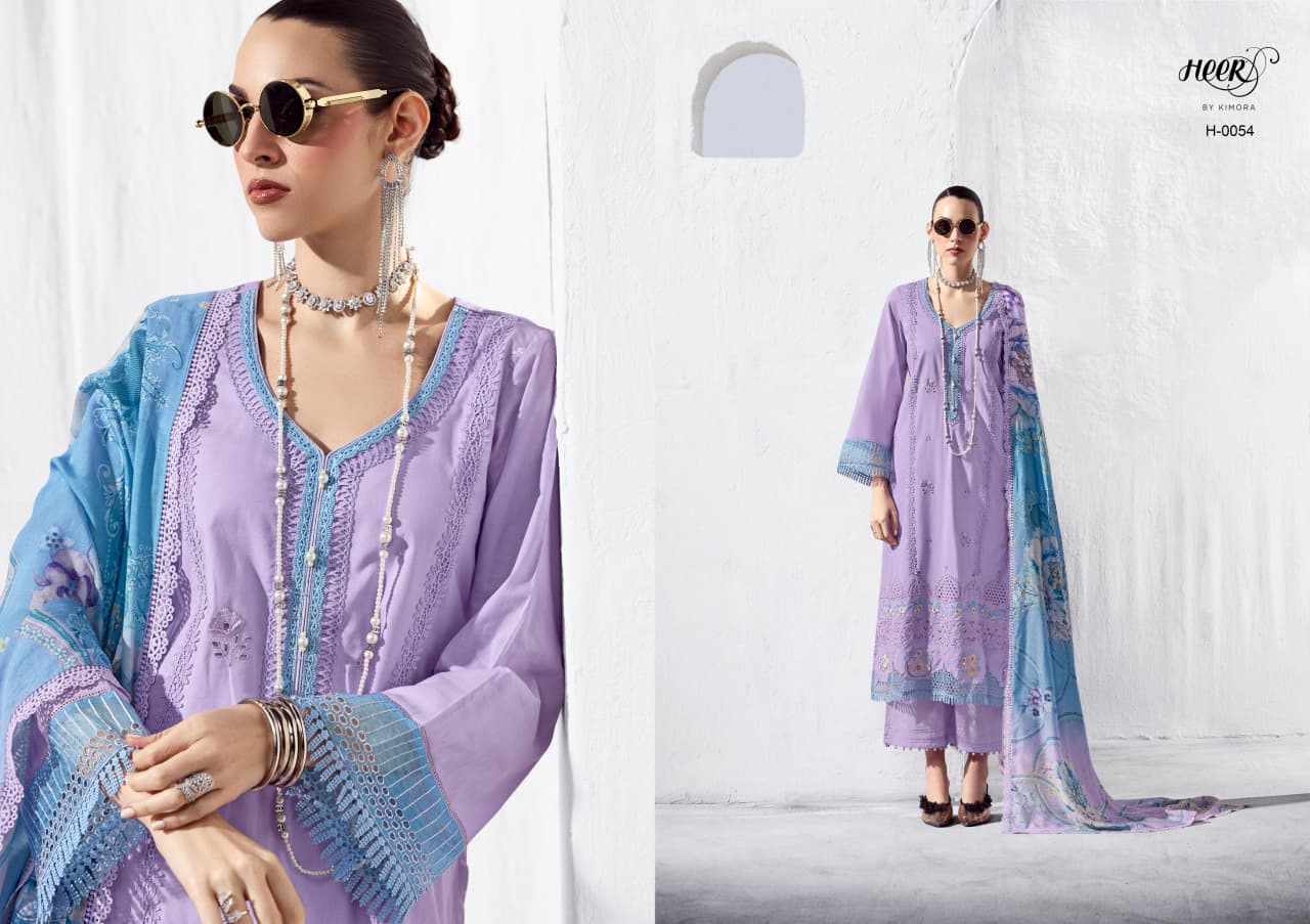 Kimora Heer Stardom Vol 249 Lawn Cotton Embroidered Salwar Kameez