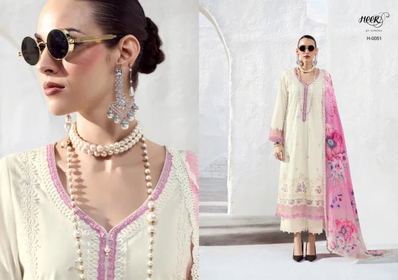 Kimora Heer Stardom Vol 249 Lawn Cotton Embroidered Salwar Kameez