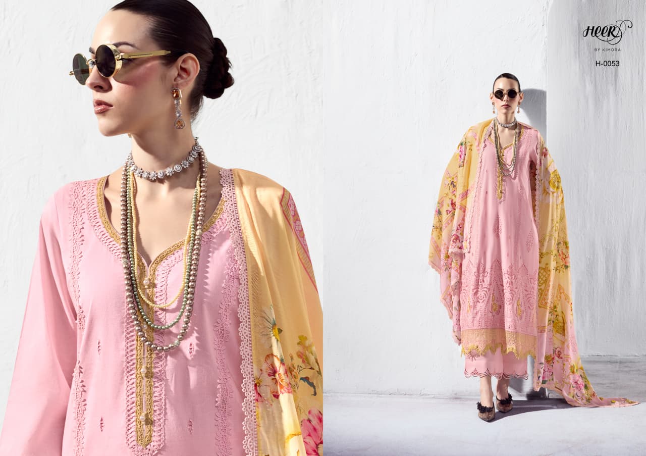 Kimora Heer Stardom Vol 249 Lawn Cotton Embroidered Salwar Kameez