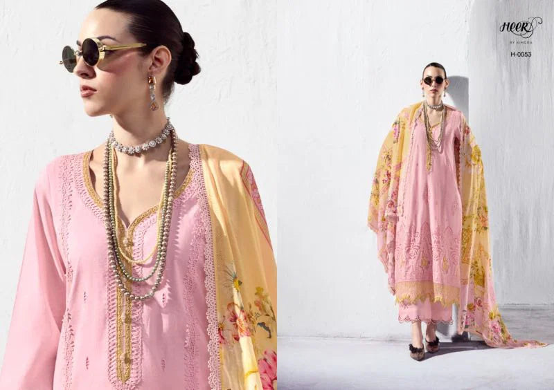 Kimora Heer Stardom Vol 249 Lawn Cotton Embroidered Salwar Kameez