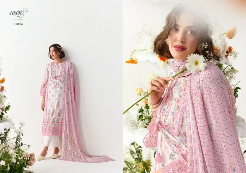 Kimora Heer Victoria Lawn Cotton Embroidered Salwar Kameez