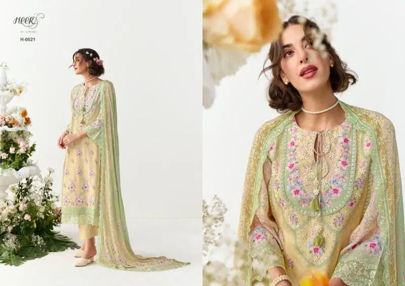 Kimora Heer Victoria Lawn Cotton Embroidered Salwar Kameez
