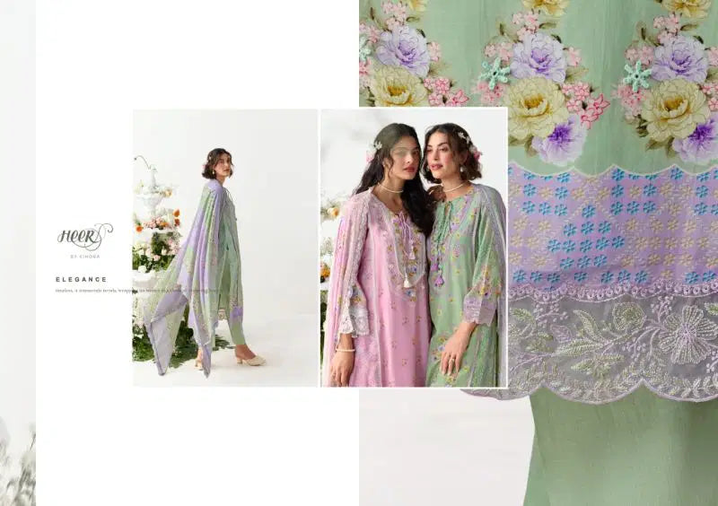 Kimora Heer Victoria Lawn Cotton Embroidered Salwar Kameez