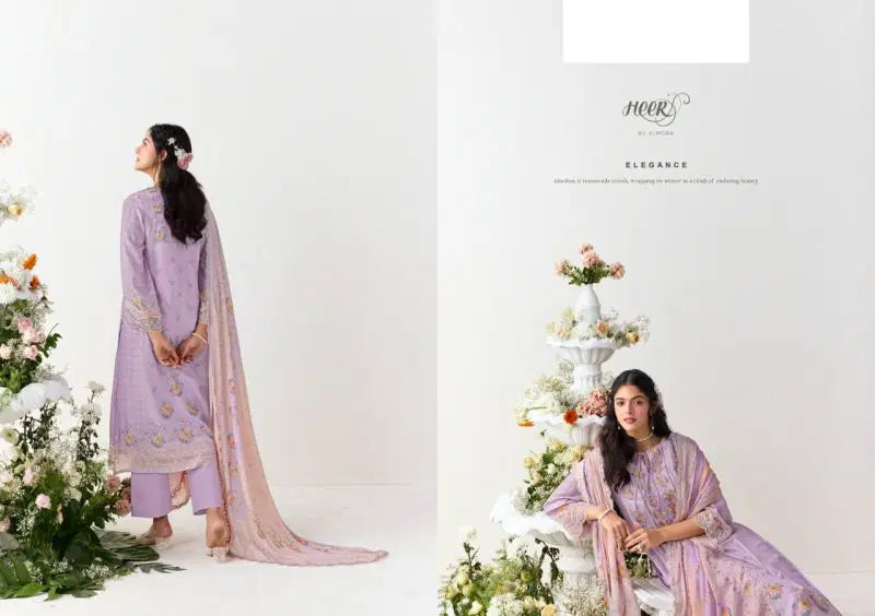 Kimora Heer Victoria Lawn Cotton Embroidered Salwar Kameez