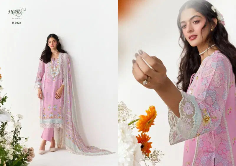 Kimora Heer Victoria Lawn Cotton Embroidered Salwar Kameez
