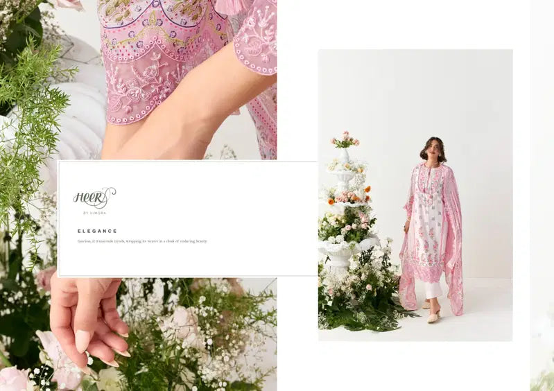 Kimora Heer Victoria Lawn Cotton Embroidered Salwar Kameez