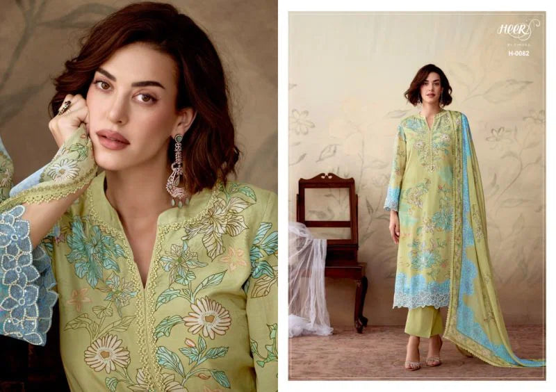 Kimora Heer Whisper Vol 252 Muslin Digital Printed Salwar Kameez