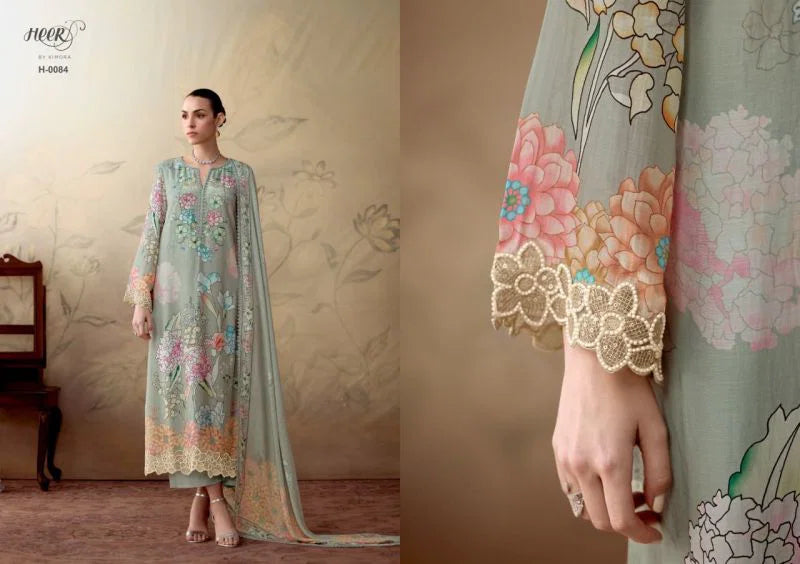 Kimora Heer Whisper Vol 252 Muslin Digital Printed Salwar Kameez