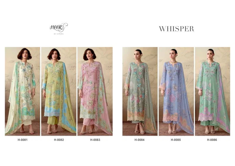 Kimora Heer Whisper Vol 252 Muslin Digital Printed Salwar Kameez