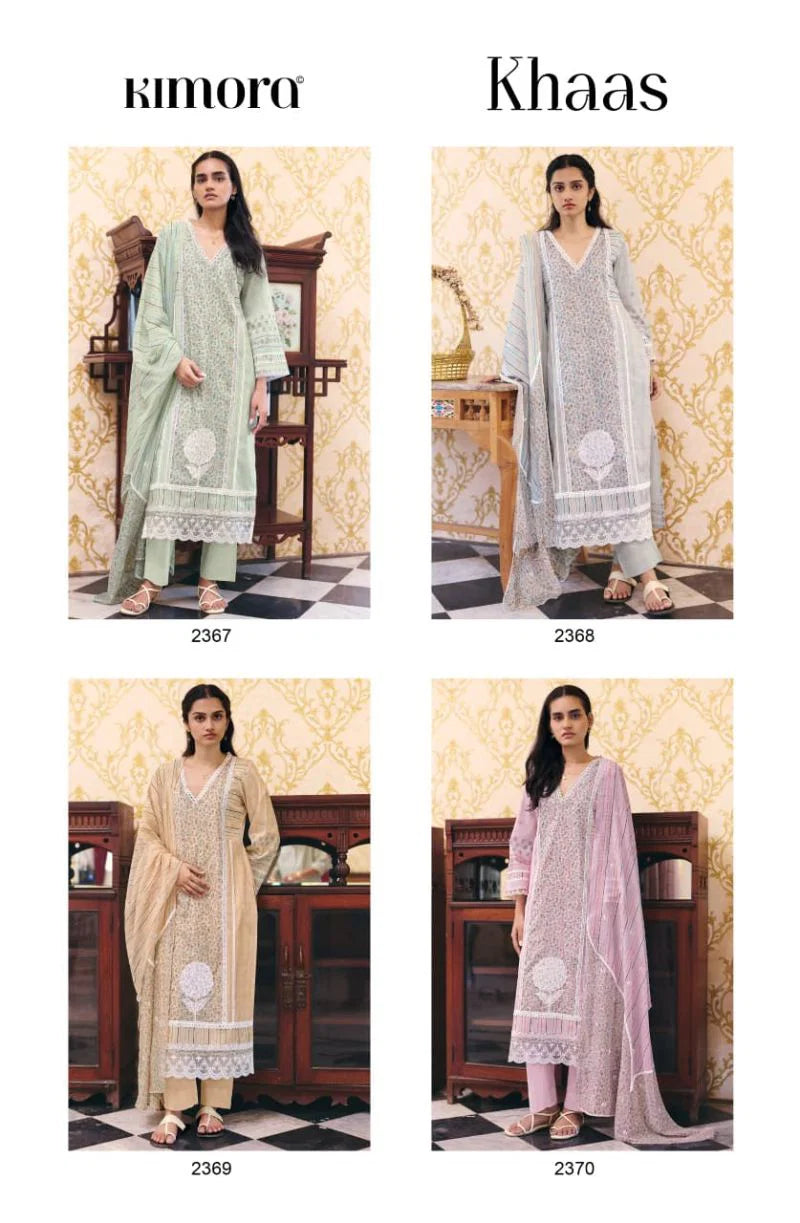 Kimora Khaas Vol 81 Lawn Cotton Embroidered Salwar Kameez Collection