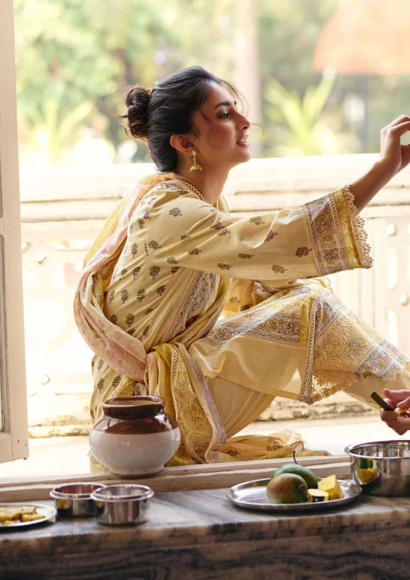 Kimora Khatta Meetha Vol 71 Lawn Cotton With Digital Printed Kurti With Bottom Dupatta