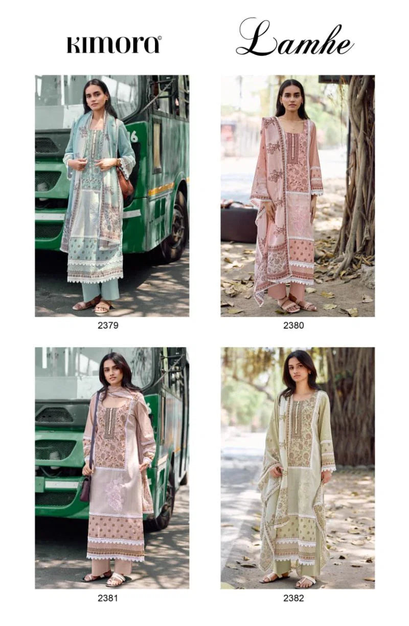Kimora Lamhe Vol 84 Lawn Cotton Digital Printed Salwar Kameez