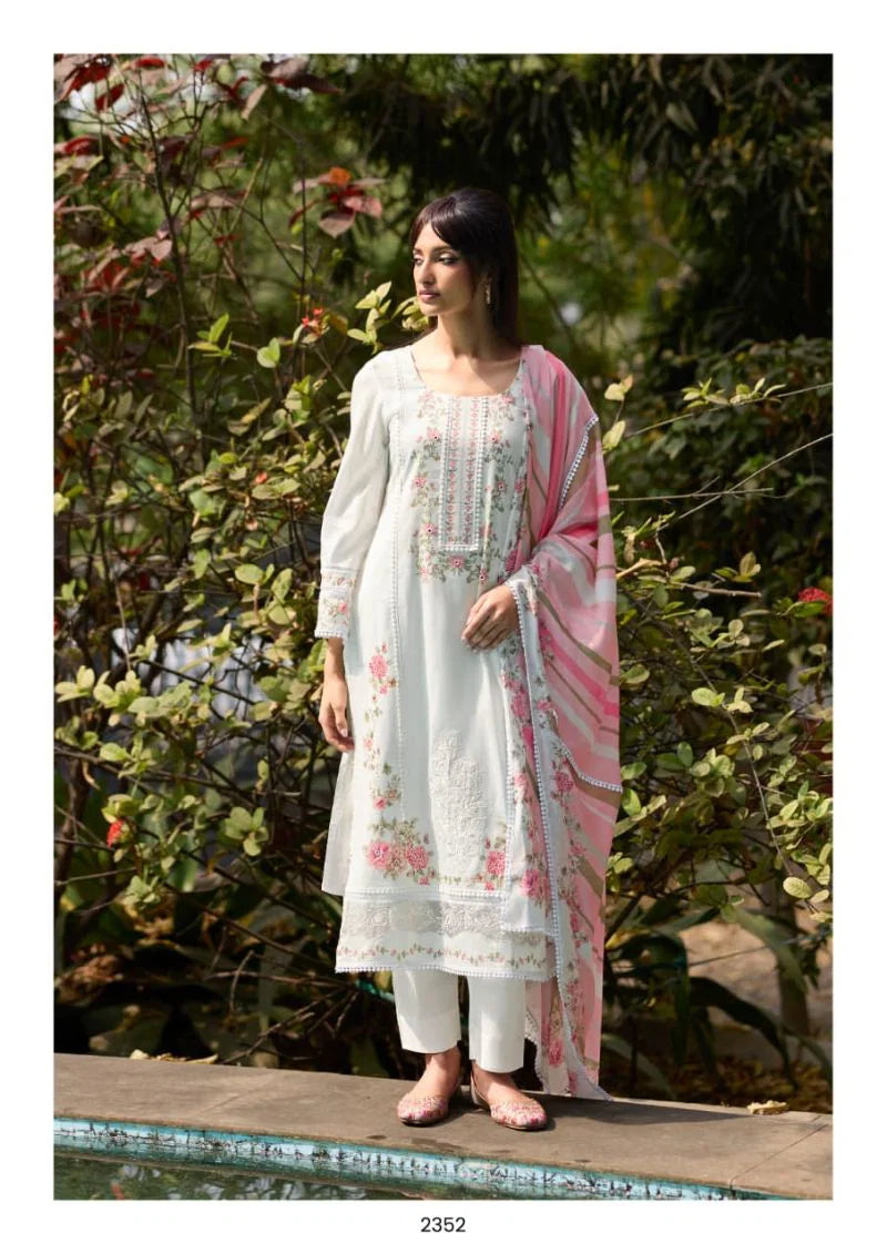 Kimora Nazrana Vol 77 Lawn Cotton Digital Printed Salwar Kameez