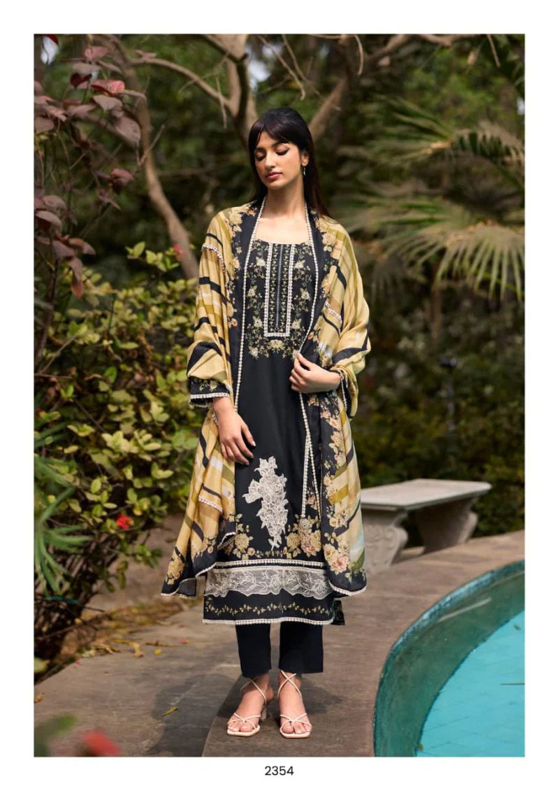 Kimora Nazrana Vol 77 Lawn Cotton Digital Printed Salwar Kameez
