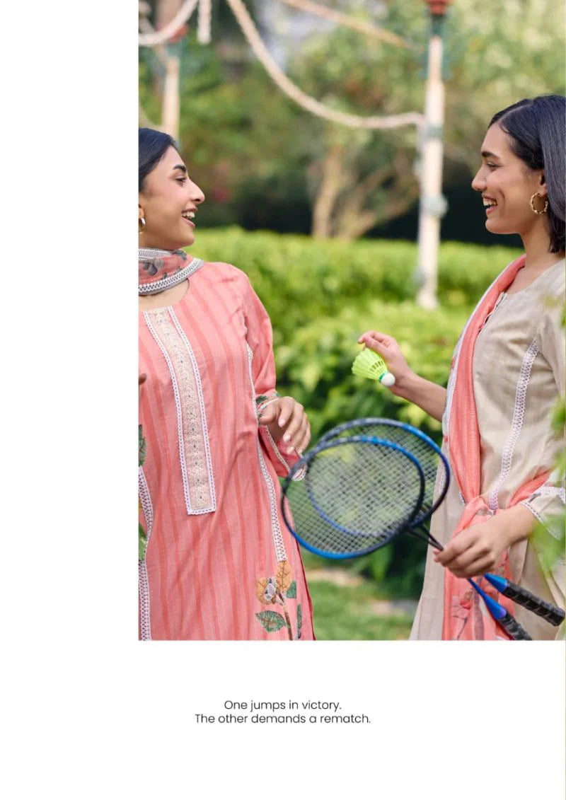 Kimora Nokjhok 68 Lawn Cotton Digtal Crochet Print With Resham Embroidered Salwar Kameez