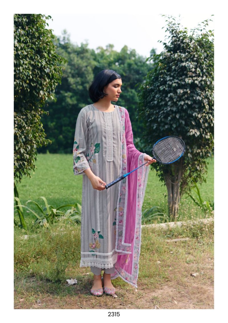 Kimora Nokjhok 68 Lawn Cotton Digtal Crochet Print With Resham Embroidered Salwar Kameez