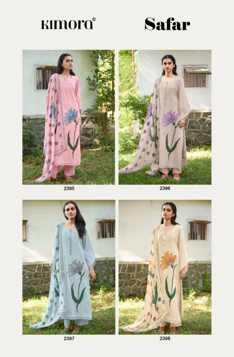 Kimora Safar Vol 88 Cotton Handworked Salwar Kameez