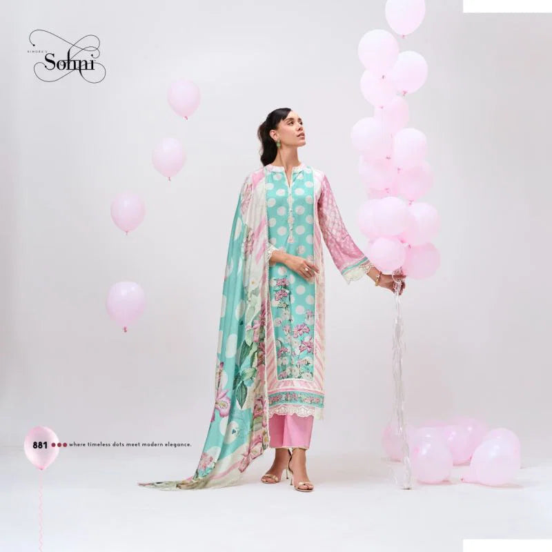 Kimora Sohni Bebo Vol 81 Maslin Digital Printed Salwar Kameez
