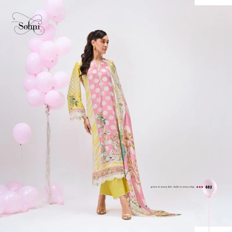 Kimora Sohni Bebo Vol 81 Maslin Digital Printed Salwar Kameez
