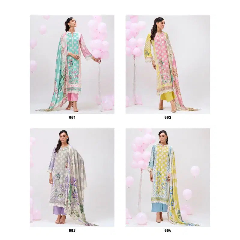 Kimora Sohni Bebo Vol 81 Maslin Digital Printed Salwar Kameez
