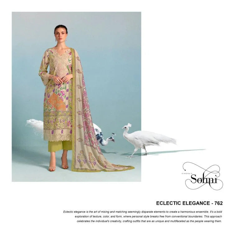 Kimora Sohni Block Vol 69 Cotton Digital Printed Salwar Kameez