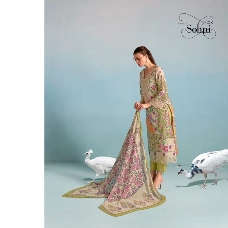 Kimora Sohni Block Vol 69 Cotton Digital Printed Salwar Kameez