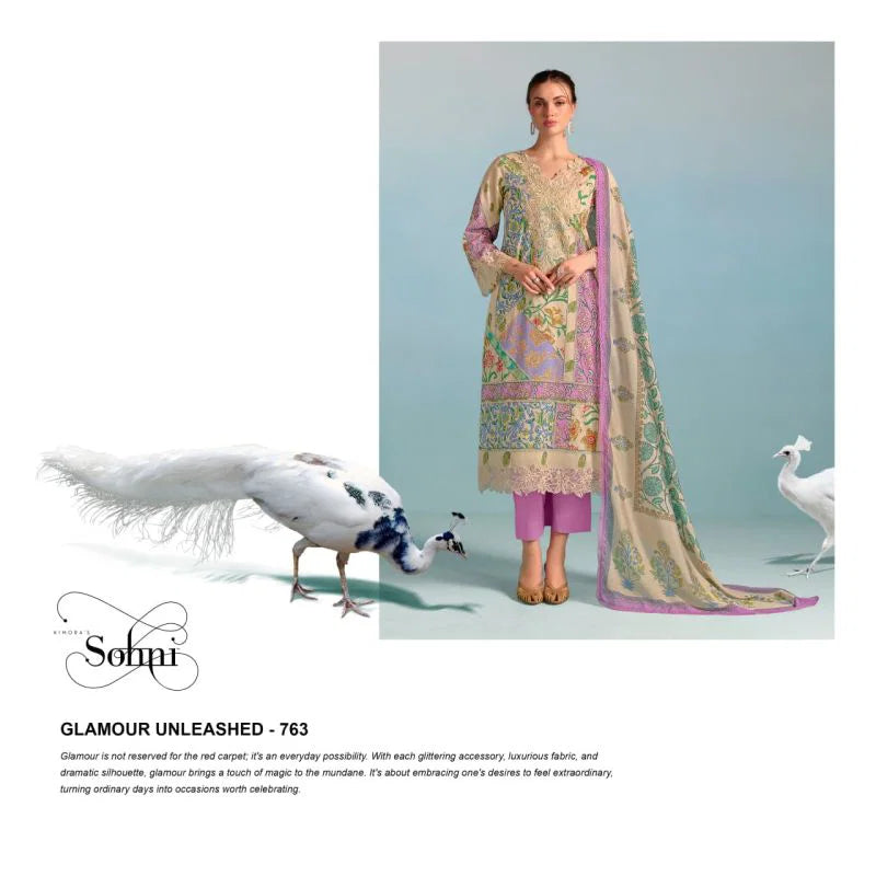 Kimora Sohni Block Vol 69 Cotton Digital Printed Salwar Kameez