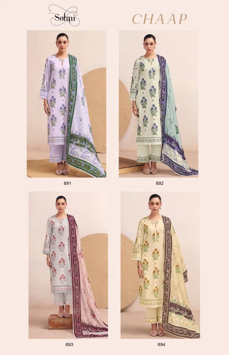 Kimora Sohni Chaap Vol 82 Cotton Lawn Digital Printed Salwar kameez