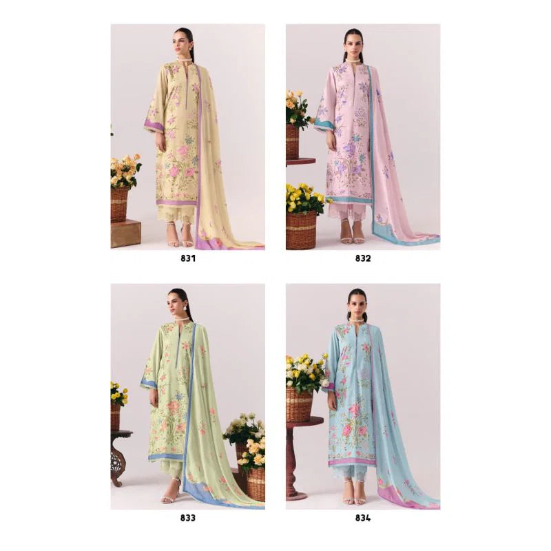 Kimora Sohni Coral Vol 76 Lawn Cotton Digital Printed Salwar Kameez
