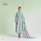 Kimora Sohni Dove Vol 78 Lawn Cotton Embroidered Salwar Kameez
