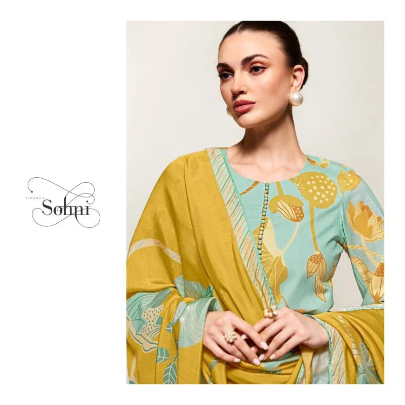 Kimora Sohni Fiona Vol 66 Lawn Cotton Digital Printed Salwar Kameez