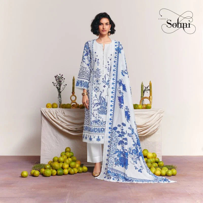 Kimora Sohni Lemonade Vol 68 Cotton Lawn Digital Printed Salwar Kameez