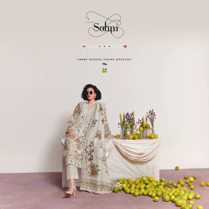 Kimora Sohni Lemonade Vol 68 Cotton Lawn Digital Printed Salwar Kameez