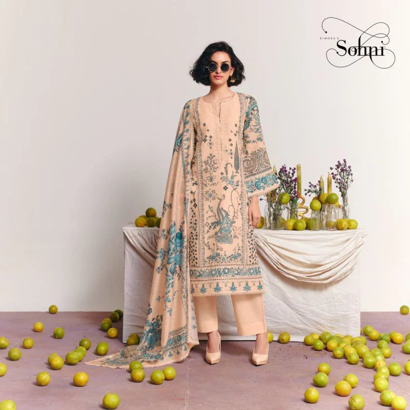 Kimora Sohni Lemonade Vol 68 Cotton Lawn Digital Printed Salwar Kameez