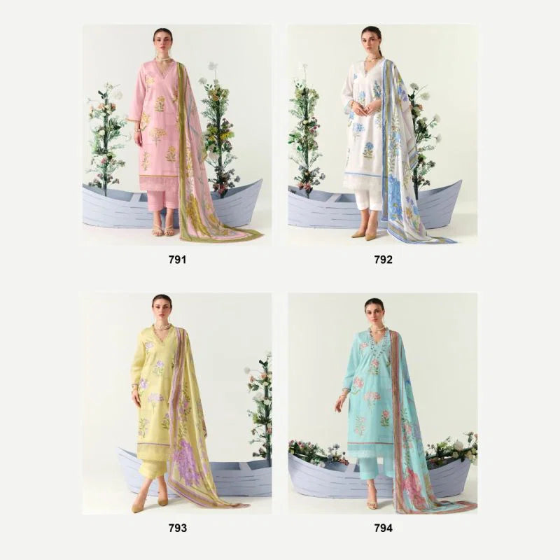 Kimora Sohni Orchid Vol 72 Lawn Cotton Digital Printed Salwar Kameez