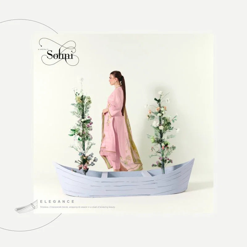Kimora Sohni Orchid Vol 72 Lawn Cotton Digital Printed Salwar Kameez