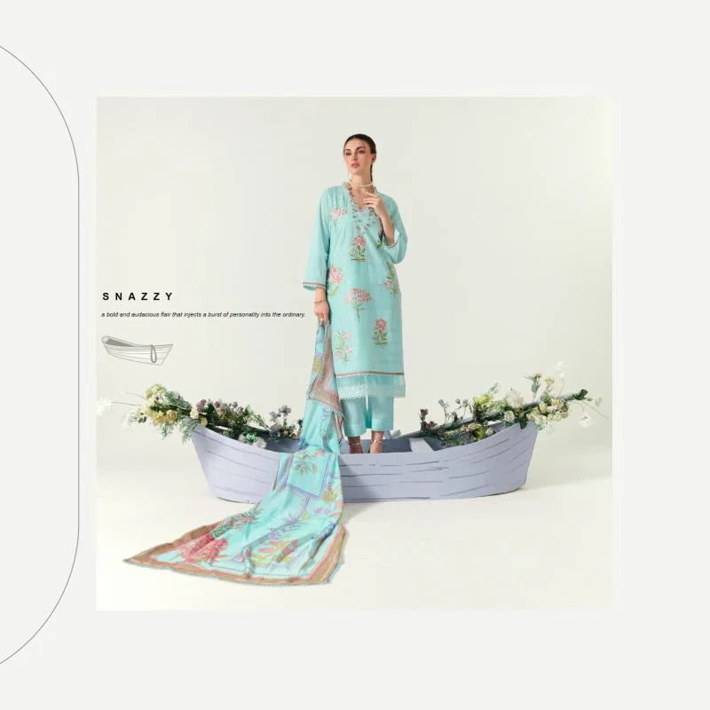 Kimora Sohni Orchid Vol 72 Lawn Cotton Digital Printed Salwar Kameez