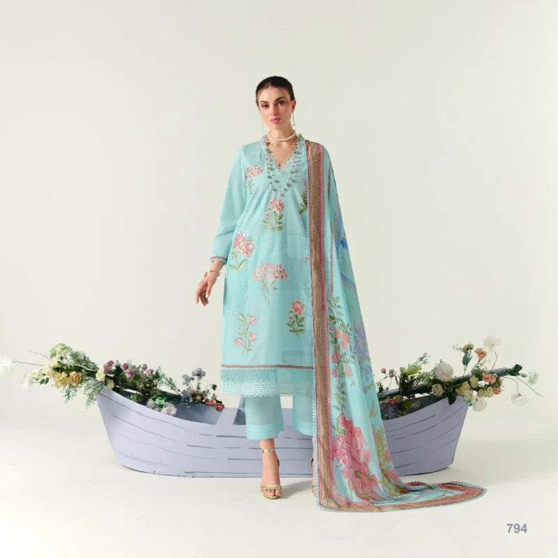 Kimora Sohni Orchid Vol 72 Lawn Cotton Digital Printed Salwar Kameez
