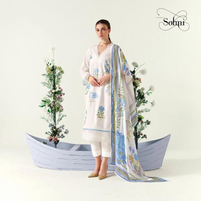 Kimora Sohni Orchid Vol 72 Lawn Cotton Digital Printed Salwar Kameez