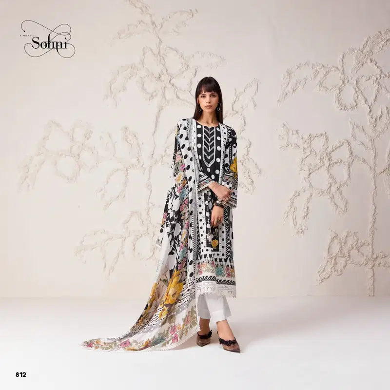 Kimora Sohni Polka 74 Cotton Digital Printed Salwar Kameez