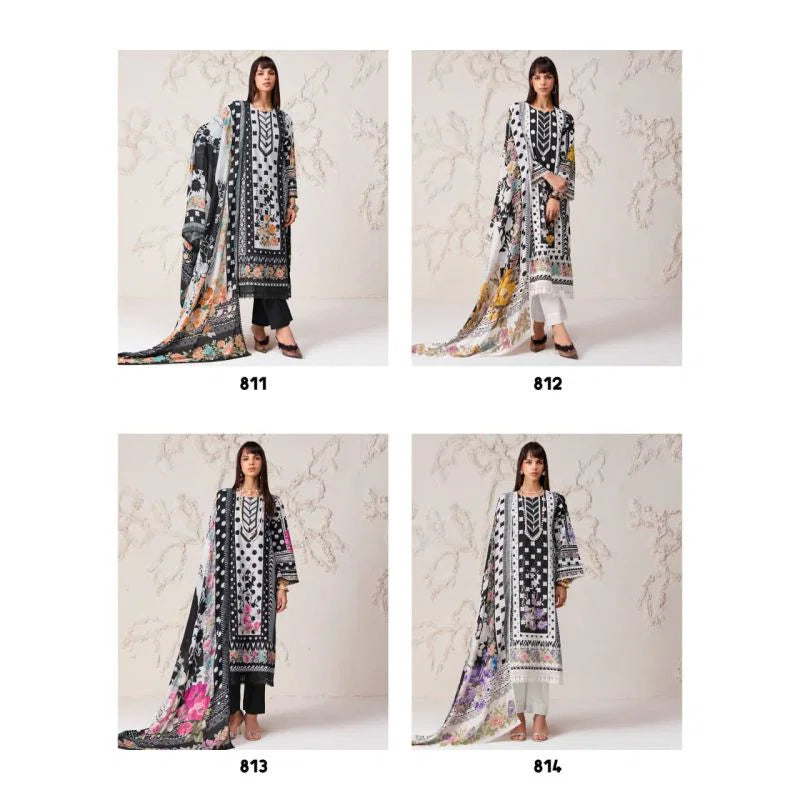 Kimora Sohni Polka 74 Cotton Digital Printed Salwar Kameez